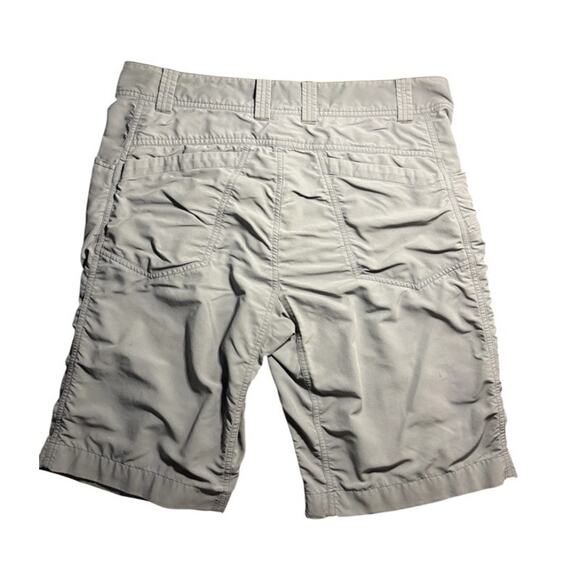 Arc'teryx Hiking Shorts Mens 34 Gray Nylon Hiking Outdoor Zip Pocket Performance - Picture 2 of 9